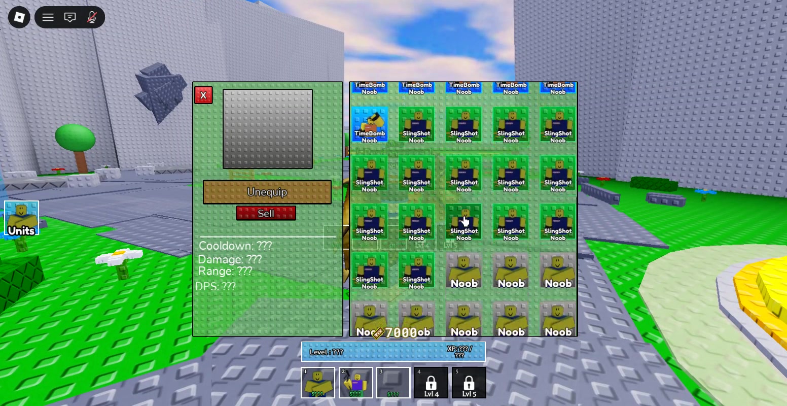Classic Tower Defense inventory and summon system preview: gacha drop animation and grid inventory